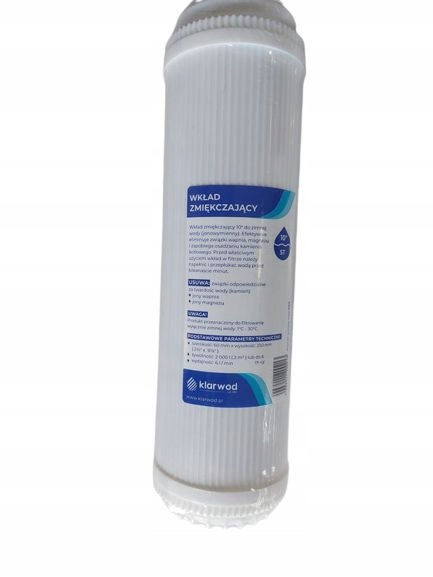 Wkład Zmiękczający do filtra 10″ Klarwod ST10