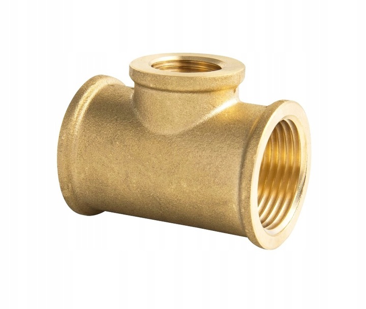 Trójnik Redukcyjny 3/4 x 1/2 x 3/4 Mosiężny