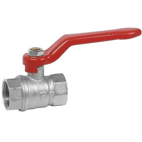 Zawór kulowy standard z czerwoną rączką 1″ w/w