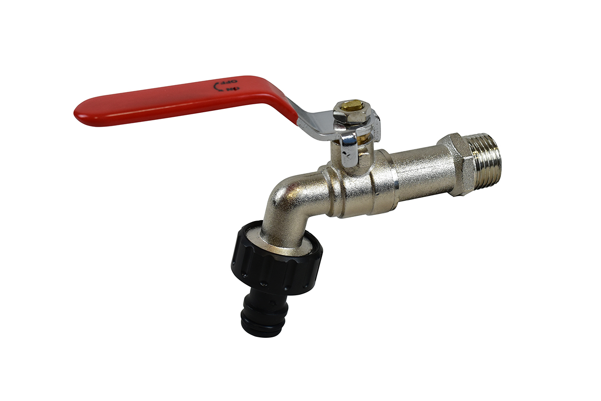 Zawór czerpalny 1/2” kran ze złączką do węża